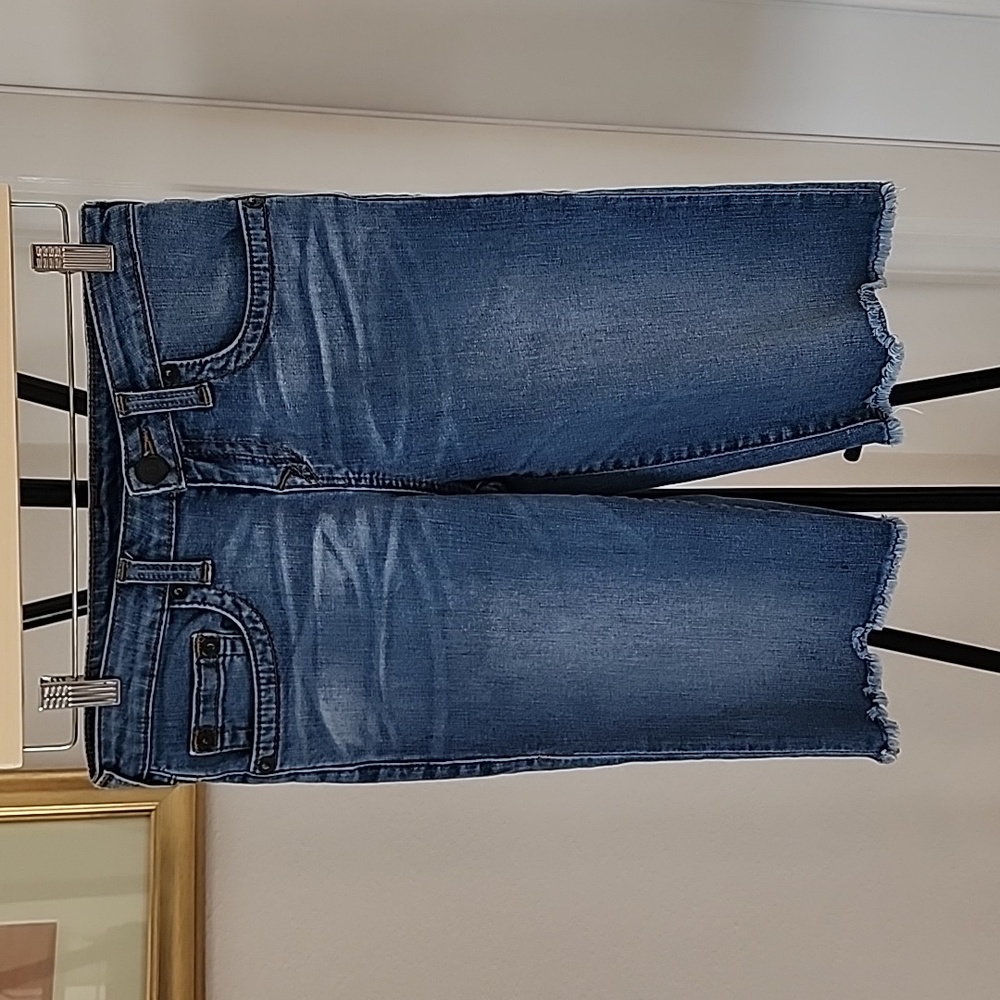 True religion denim shorts sz 16
